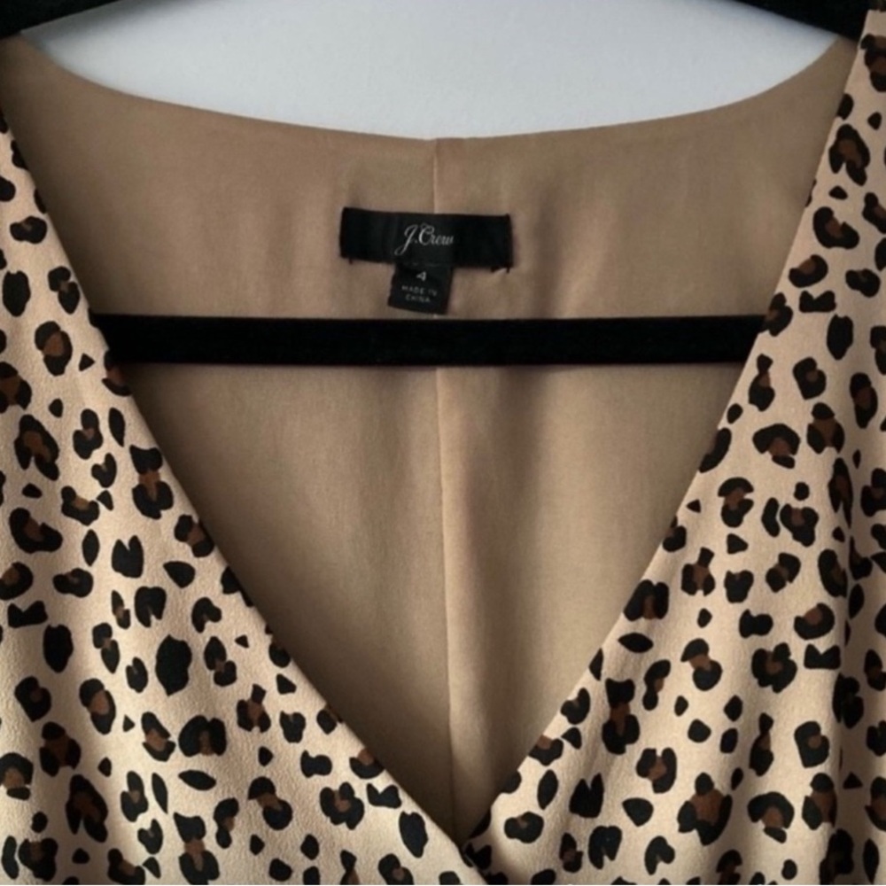 J. Crew Leopard Print Midi Dress - Picture 7 of 15